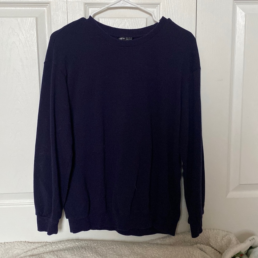 SHEIN, navy blue pullover
